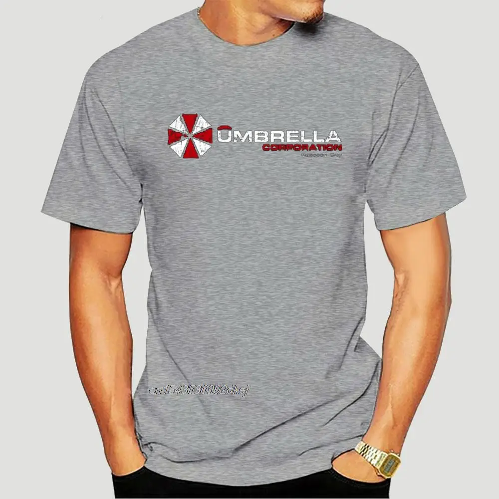 Umbrella Corporation Camiseta Resident Evil Afterlife Jogo de Computador Impresso T-Shirts de Manga Curta Hipster Tee 0463A