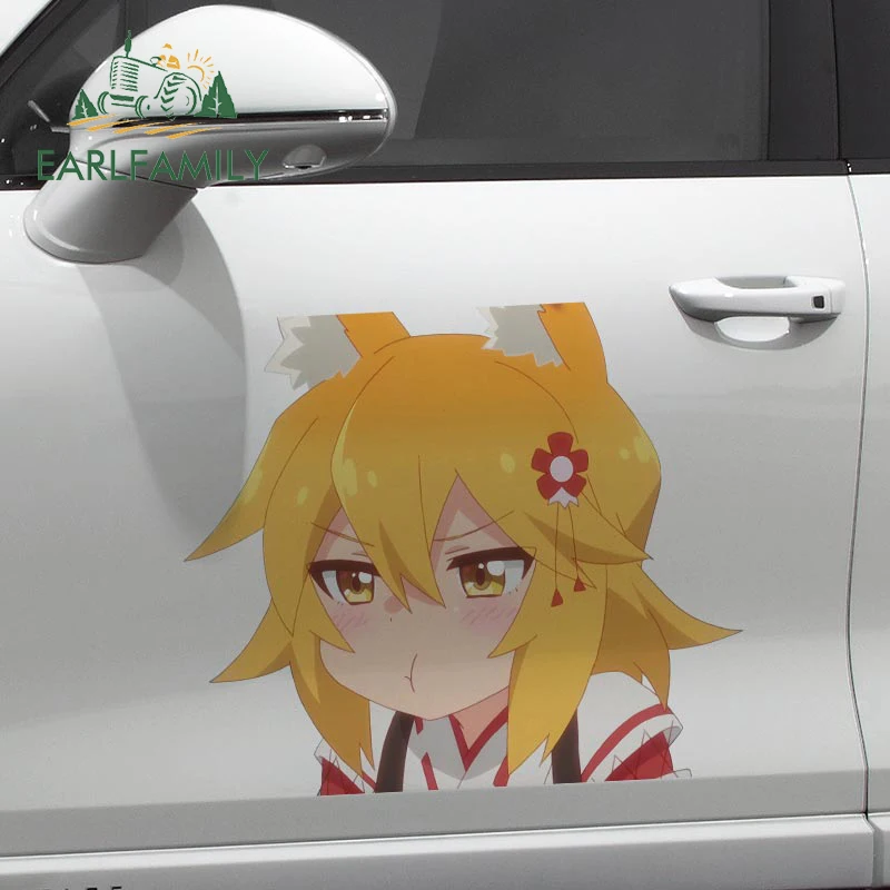EARLFAMILY 43cm x 39cm para Senko San Angery Adesivos de carros Anime Impermeável Decalques Bonito à Prova de arranhões Simples de Vinil Carro Envoltório