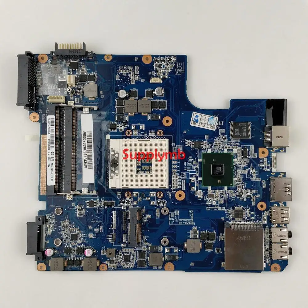 Cor azul A000073390 DA0TE2MB6G0 HM55 memória DDR3 para Toshiba Satellite L600 L645 NoteBook PC Portátil placa-Mãe placa-mãe Testada 0