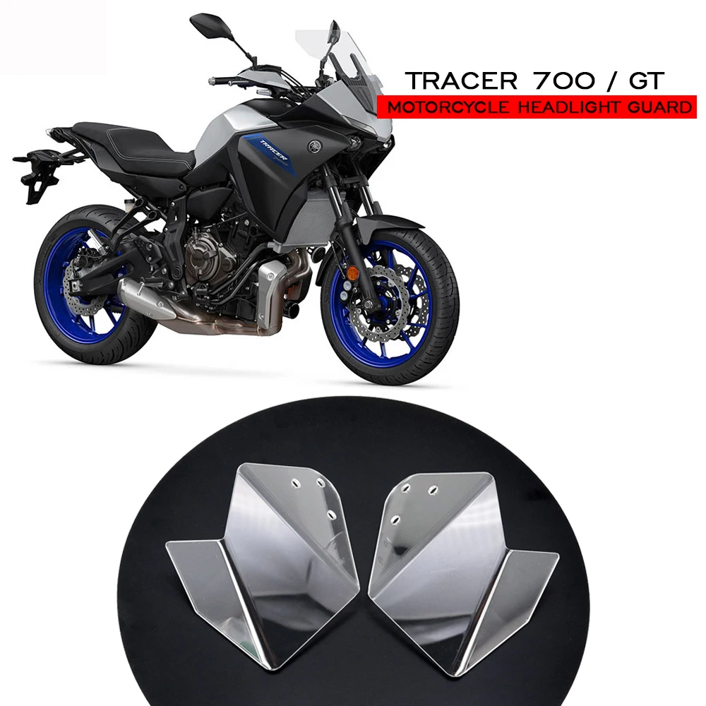 Moto Protetor de Farol Para YAMAHA TRACER 700 Tracer 700 Tracer 700 GT MT-07 Acessórios da Motocicleta Farol Abajur Kit