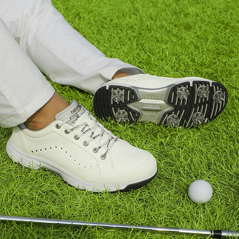 Sapatos de Golfe impermeável Homens de Golfe de Luxo Tênis para Homens Exterior Anti Derrapante Golfistas Sapatos Confortáveis Golfistas Tênis Masculino