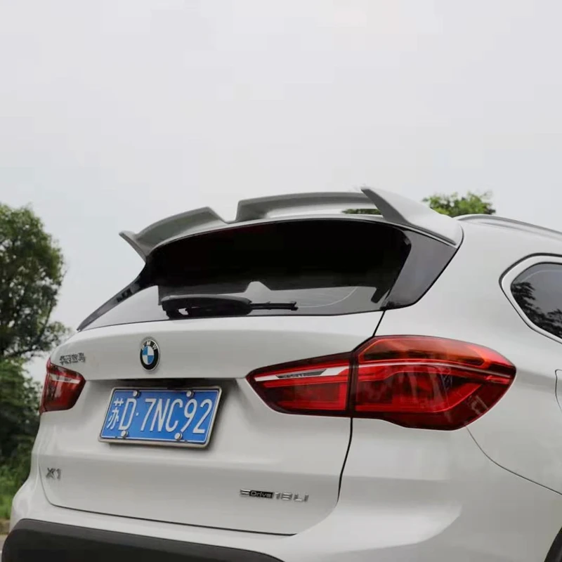 Para o BMW X1 2016 2017 2018 2018 spoiler traseiro Material ABS Traseiro Teto Tronco Spoiler Para o novo BMW X1 Cor