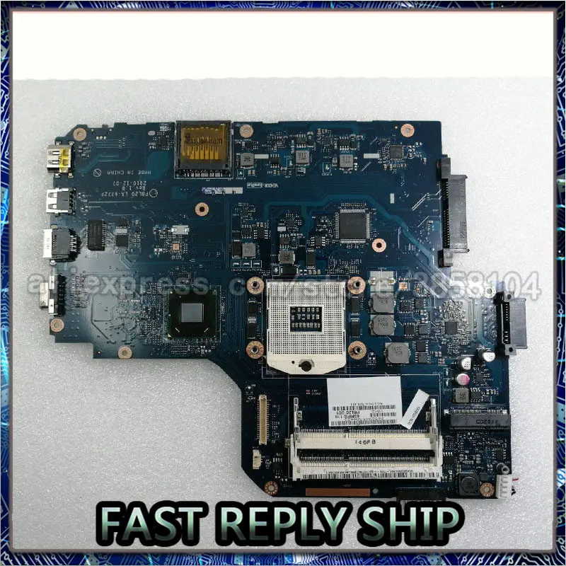 SHELI para toshiba PBL212 Laptop placa-Mãe PBL20 LA-6772P REV1.0 DDR3 Livre cpu 0