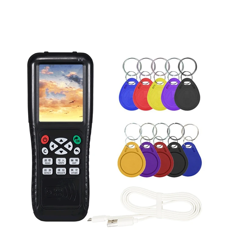 RFID Copiadora Com descodifica Função Smart Key NFC IC ID Duplicador de Leitor, Escritor ( T5577 Chave UID Chave)