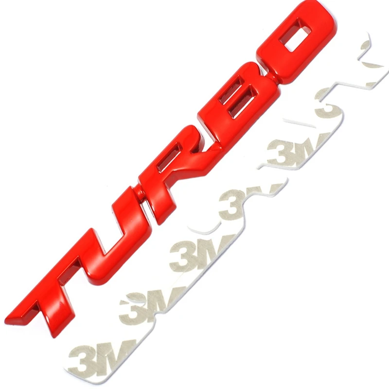Carro 3D de Metal Cromado Liga de Zinco Modificado Turbo Turbo Metal Adesivo Estilo Carro Automático Turbo Boost Carregamento de Reforço 2