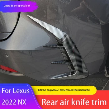 Adequado Para 2022 Lexus NX350h Traseira da Lâmina Guarnição Tira nx250 Modificado de Ar Traseira Faca nx350 pára-choques Traseiro Exterior de Quadro