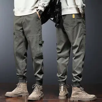 Calças dos homens de Moda coreano Harajuku Corredores Calça de Streetwear Carga Calças Homens Casuais Roupas de Cintura Elástica de Calças de Homens 2022