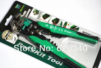 Frete grátis Alta Qualidade Pro'skit 8PK-371D Automática Stripper de Arame & Grampeadora/cabo grampeadora