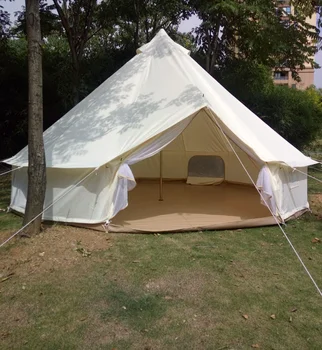 O TRANSPORTE LIVRE! 4M oxford lona de acampamento ao ar livre bell tenda, tenda de lona impermeável