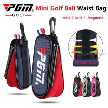Pgm Mini Bola De Golfe O Saco De Golf Tees Titular Caso De Armazenamento Mulheres Homens Esportes Levar Para Práticas De Formação De Actualização Mini Cintura, Bolsinha Pack