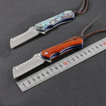 produto novo faca afiada de aço Damasco ferraria ferramenta de coleta de faca faca dobrável ao ar livre de defesa pessoal faca