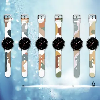 Silicone Pulseira Para Huawei Assistir 3 GT 2 Pro Soft Esporte Pulseira Bracelete para o Samsung Galaxy Watch 3 46mm Engrenagem S3 Watchstrap 5
