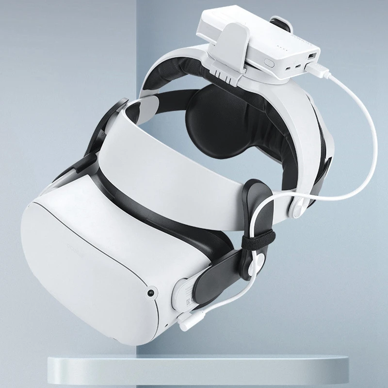 Elite Cinta De Cabeça Para Oculus Quest 2 Fone De Ouvido Com Suporte De Bateria De Pressão Ajustável Alça De Cabeça Para Oculus Quest 2 Acessórios