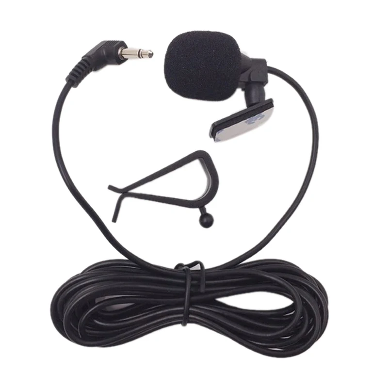 300 Profissionais de Áudio do Carro de Microfone de 3,5 mm Clip Jack de Microfone Estéreo Mini com Fio Microfone Externo Para a Auto DVD Rádio 0