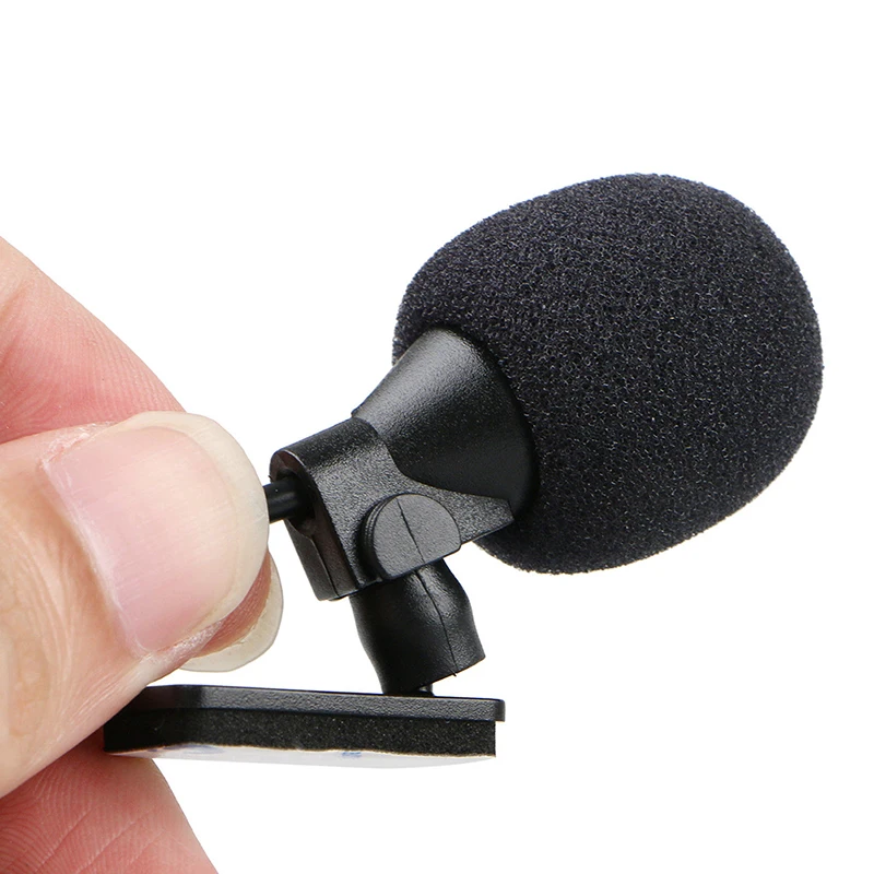 300 Profissionais de Áudio do Carro de Microfone de 3,5 mm Clip Jack de Microfone Estéreo Mini com Fio Microfone Externo Para a Auto DVD Rádio 4