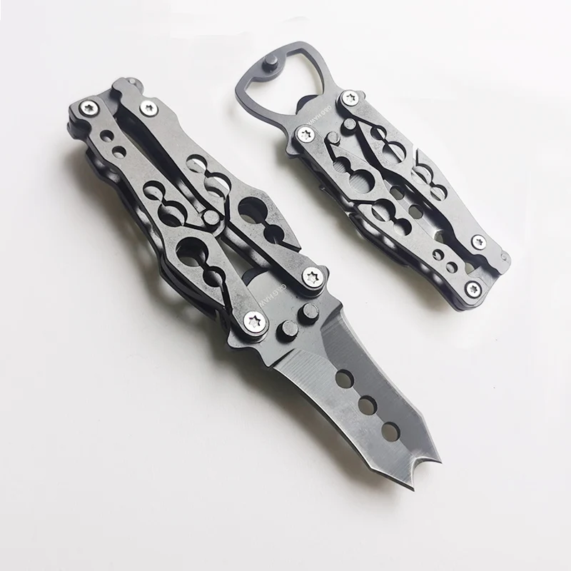Multi-função de chave faca Mini faca Dobrável acampamento de Sobrevivência Tático exterior dons criativos de pequena escala EDC ferramentas 1