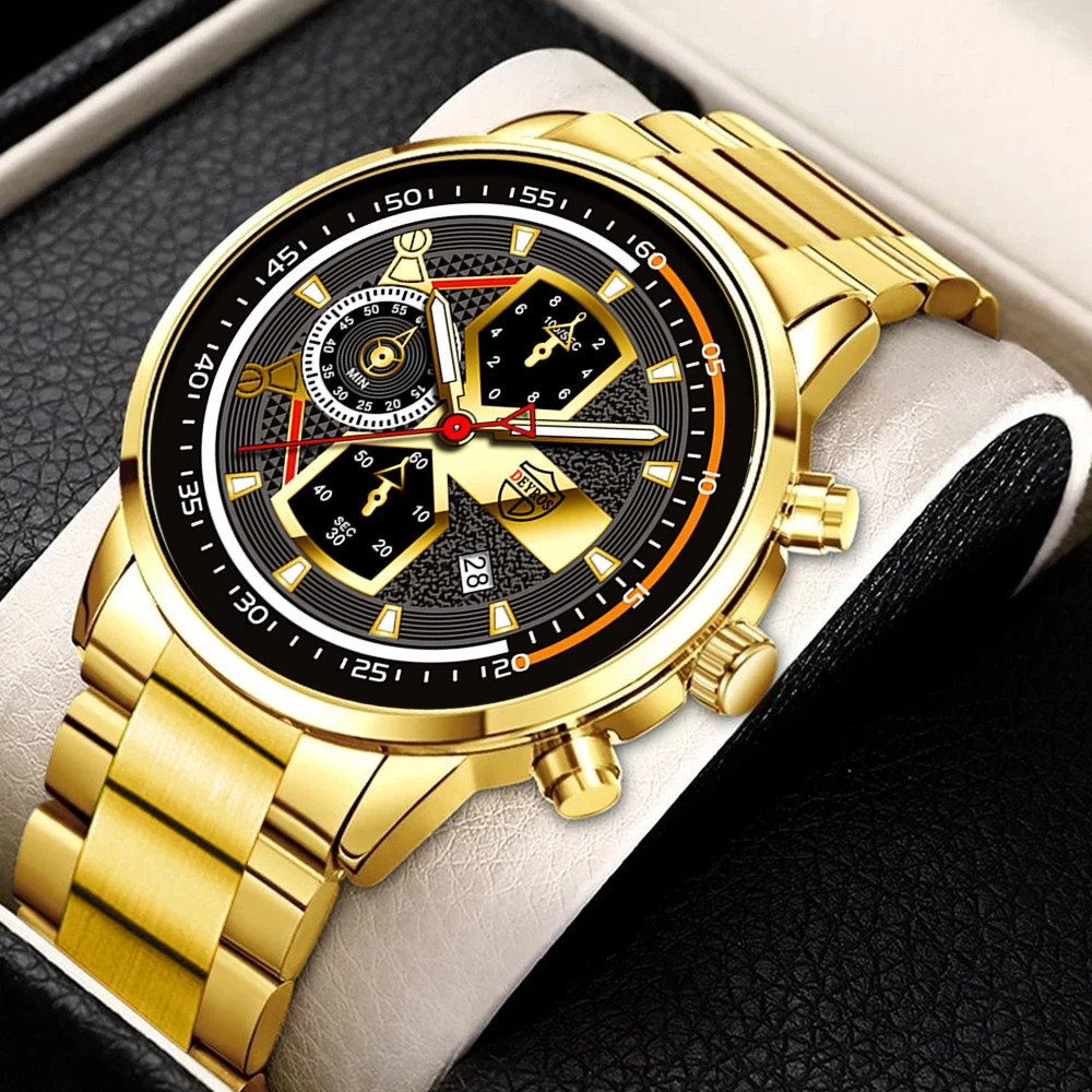 Reloj Hombre Modo Herren Esporte Uhren Luxus Männer de Negócios Edelstahl Quarzo-armbanduhr Luminosa Uhr relógio masculino