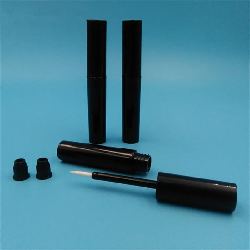 Plástico preto Delineador Tubo Vazio DIY de 1,3 ml Garrafa Reutilizável, Cílios Crescimento Líquido Pacote de garrafa F218 0