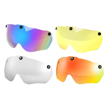 Óculos De Proteção Lente De Substituição Do Anti-Impacto Do Capacete Olho, Escudo Scooter Magnético De Reparo Da Viseira Acessórios