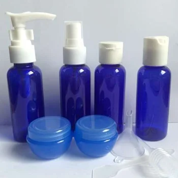 Úteis de Viagem Engarrafamento Definir a Garrafa de Plástico de Garrafa de Spray Loção Shampoo Creme Cosmético de Garrafa PET 1