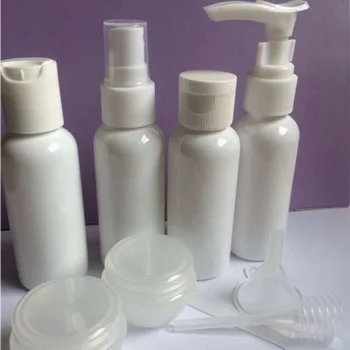 Úteis de Viagem Engarrafamento Definir a Garrafa de Plástico de Garrafa de Spray Loção Shampoo Creme Cosmético de Garrafa PET 3